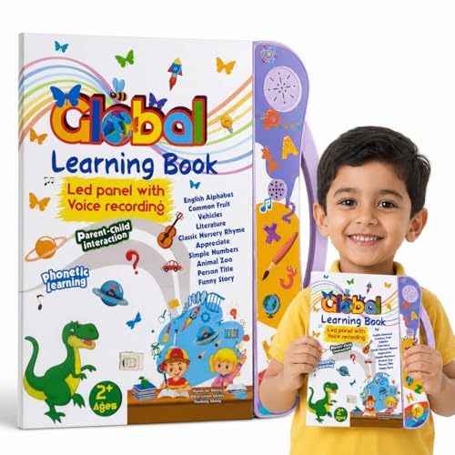 Image of Braintastic Kids Novelty Hindi Learning Reusable Slate Book | Hindi Varnamala, Numbers Practice | Early Learning Toy for 2+ Years (Global Learning Book)