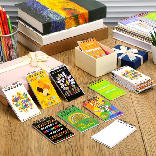 Mini Hispanic Heritage Notebooks à spirale pour bloc-notes de poche - 3