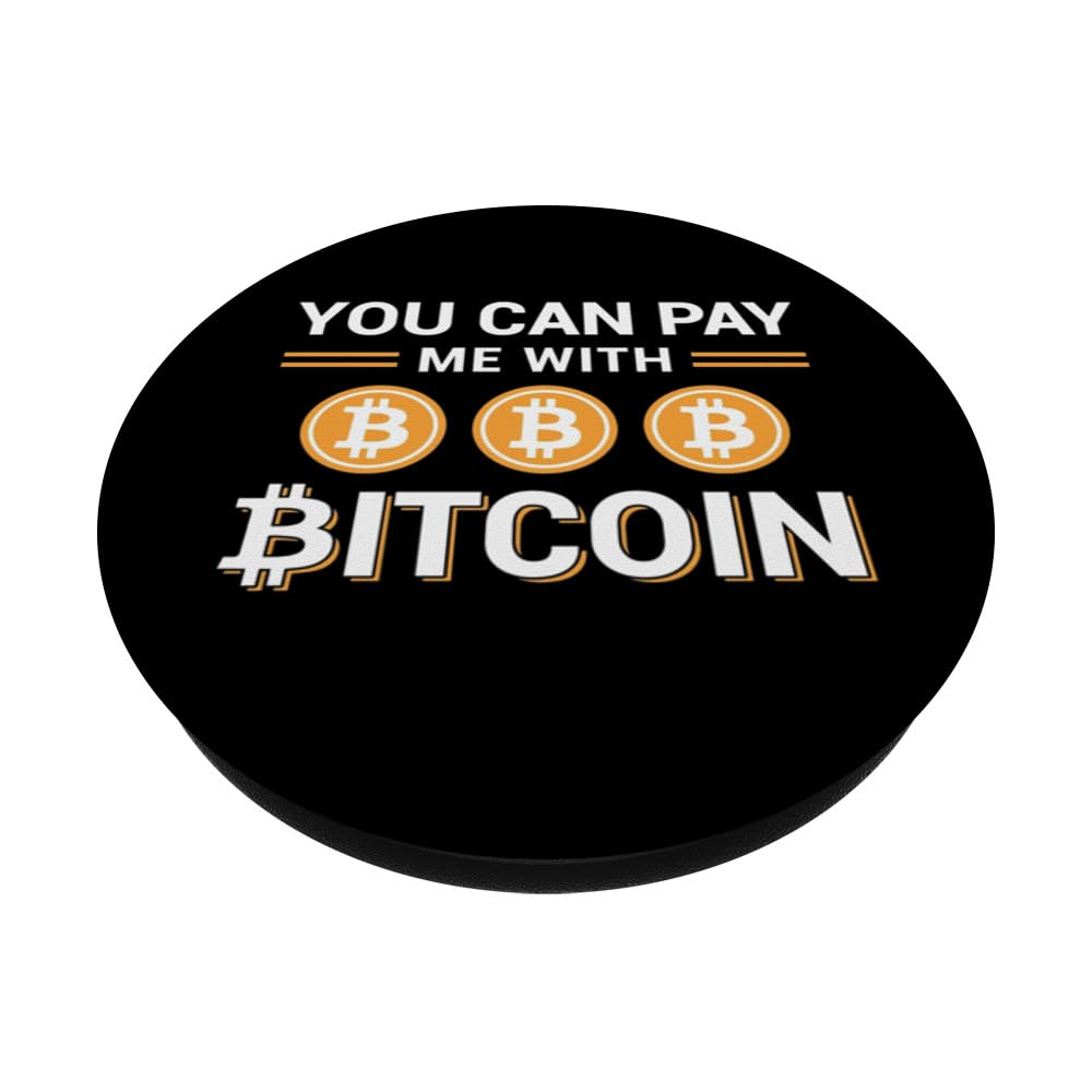 Du kannst mich mit Bitcoin bezahlen, Crypto Future Millionaire PopSockets  mit austauschbarem PopGrip : Amazon.de: Elektronik & Foto