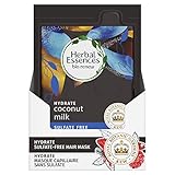 Herbal Essences, BioRenew Nourishing Hair Mask, with Coconut Milk, Moisturize and Restore, 1.7 fl oz, 10 Count