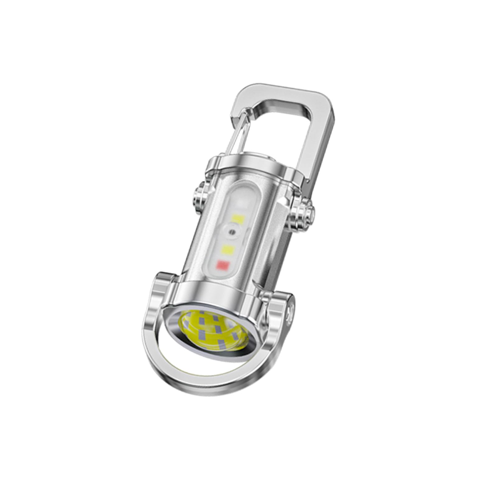 Hsioluted Portable Flashlight Keychain Emergencies with 8H Runtime Suitable for Inspections Nighttime Search Operations Keychain Flashlight for Hiking