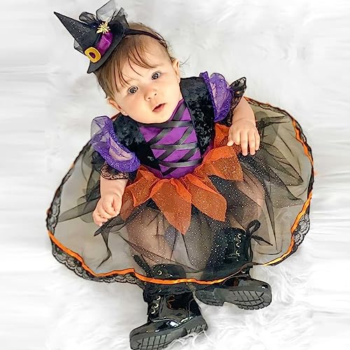Disfraz para bebé niña de bruja Halloween Nicoxijia 18-24 meses miniatura 2