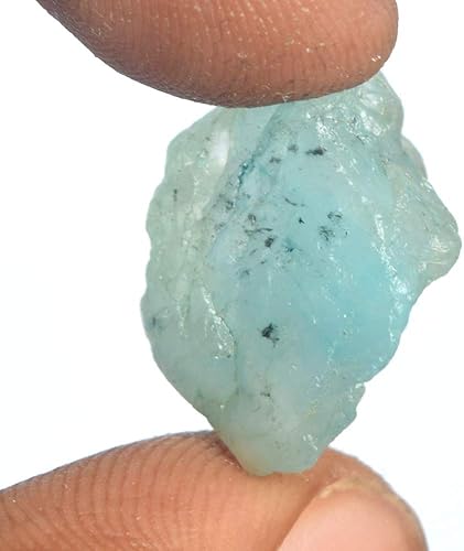 Miniatura 2 de Joyería Aguamarina Azul 10.50 Ct. Sin cortar Natural Certificado Raw Aquamarine Piedra preciosa, Gema, Brasil - Aguamarina