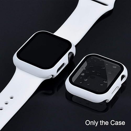 Miniatura 6 de Miimall Funda compatible con Apple Watch Series 987 de 1.772 pulgadas con protector de pantalla, resistente a los golpes y antiarañazos y protector