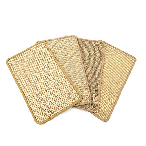 balacoo Wall cat Scratcher cat Scratch Plate Kitten Scratch Rug Cat Grinding Claws Mat pet Resting Lounge cat Scratching Pads Cat Scratcher mat Cat Scratching Mat cat Rug Natural cat mat