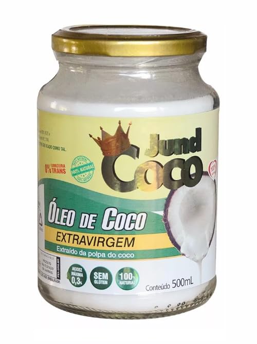 Óleo De Coco Extra Virgem 500ml 100% Natural