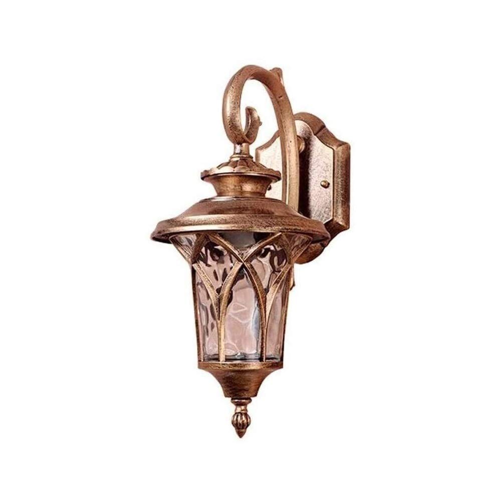 HPTHLY Wall Mounted Light Wall Lamp Outdoor Lighting External Retro Waterproof With Lampshade Garden Glass Lantern E27 Aluminum Villa Patio Community Street