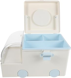 Portable Family Emergency Medicine Box with Handle Large Plastic Organizer