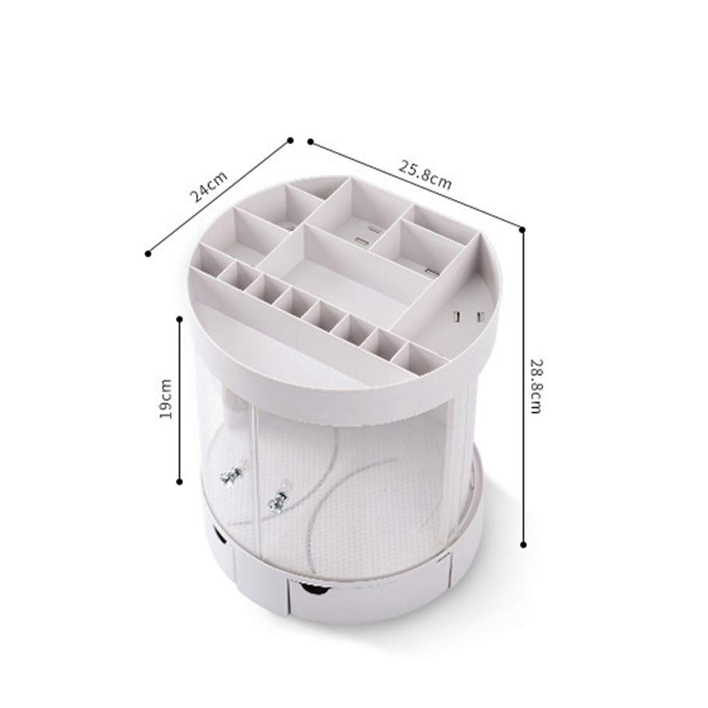 Caja Organizador de Maquillaje, Grande Capacidad Cosméticos Organizadores con Bolso para Dresser Baño, Regalo para Niñas Mujeres Saludable