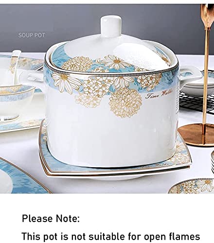 Amazon｜ヨーロッパの高級食器セット60点、ボーンチャイナ食器