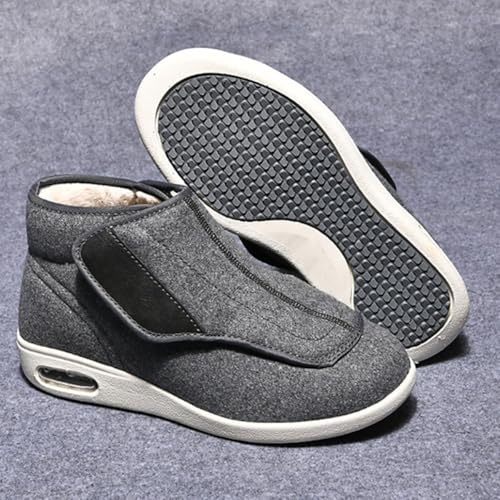 Extra Wide Fit Diabetic Shoes for Men High Top with Removable Memory Foam Insoles Lightweight for Seniors Swollen Feet4