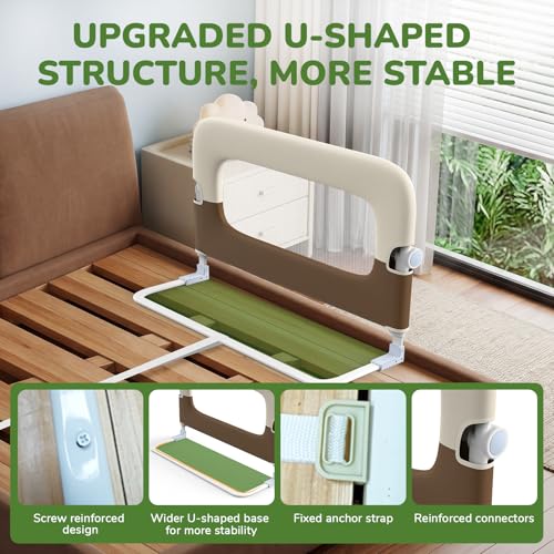 Image of Bed Rail for Toddlers, 32 Inch Toddler Bed Rails, Bed Rail for Baby
