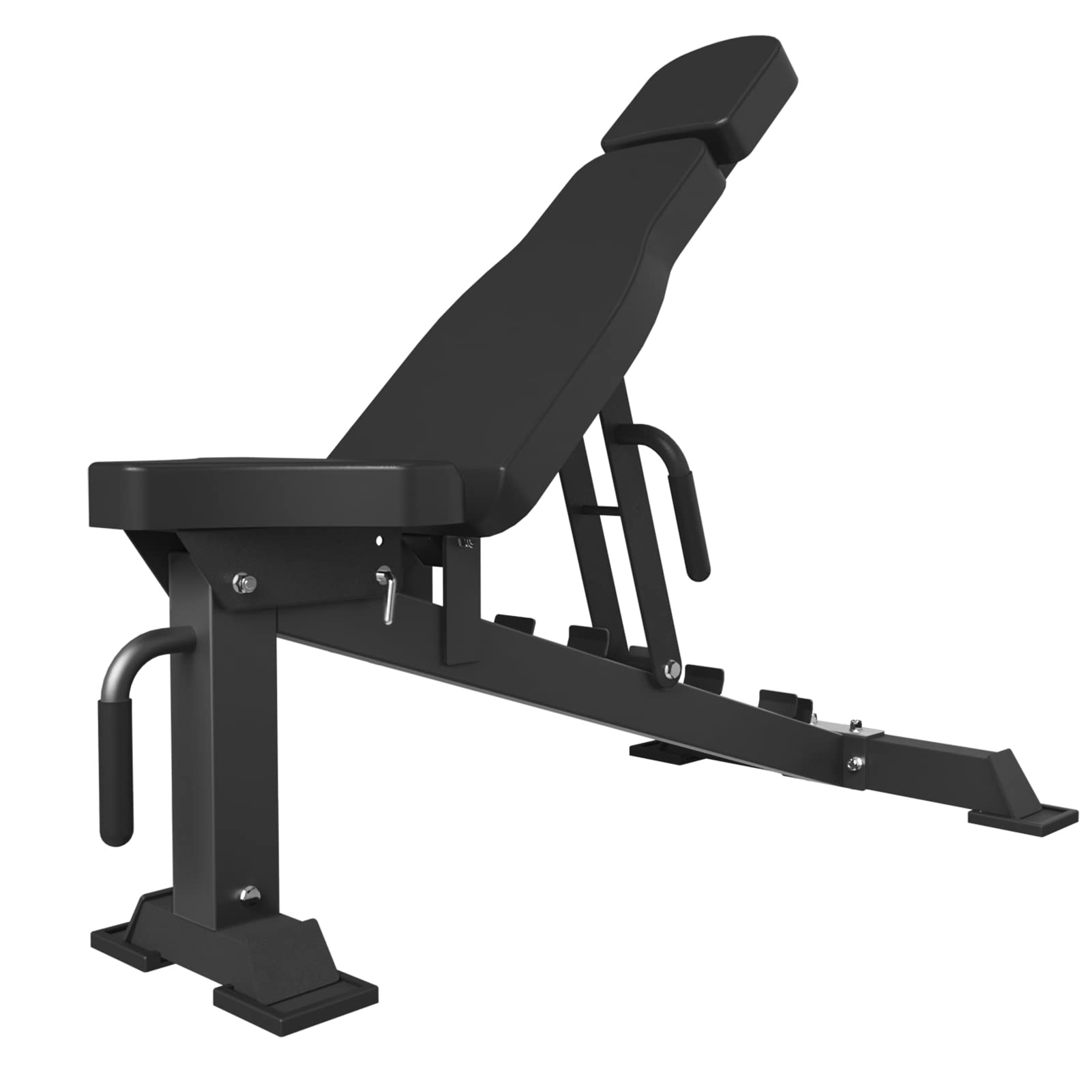MikoloAdjustable Weight Bench, Adjustable Strength Training Bench for Full Body Workout, Workout Bench with 7 Back Positions