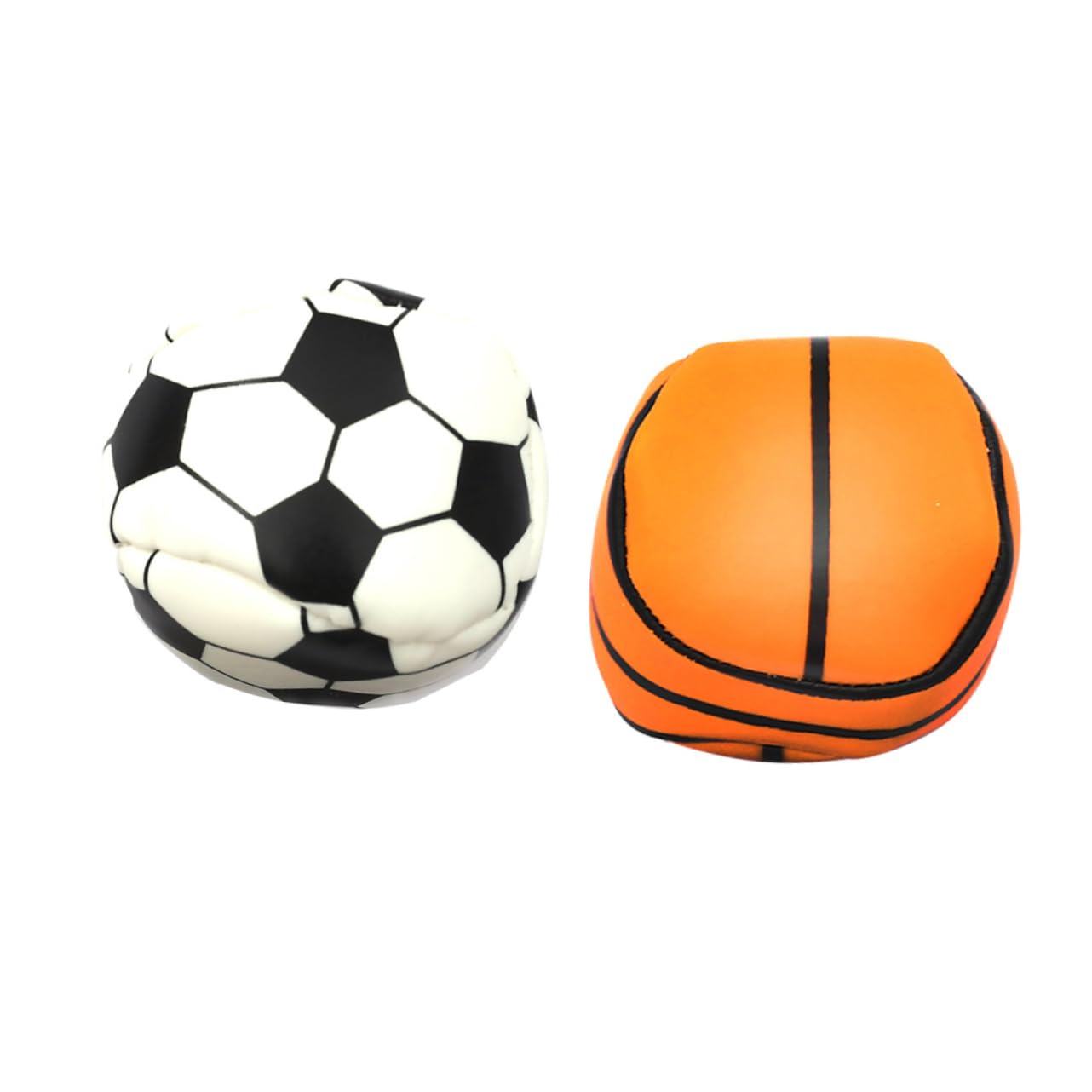 Abaodam 12pcs Sandbags Hand Sewn Leather Basketball Soccer Toys for Boys and Girls' Games