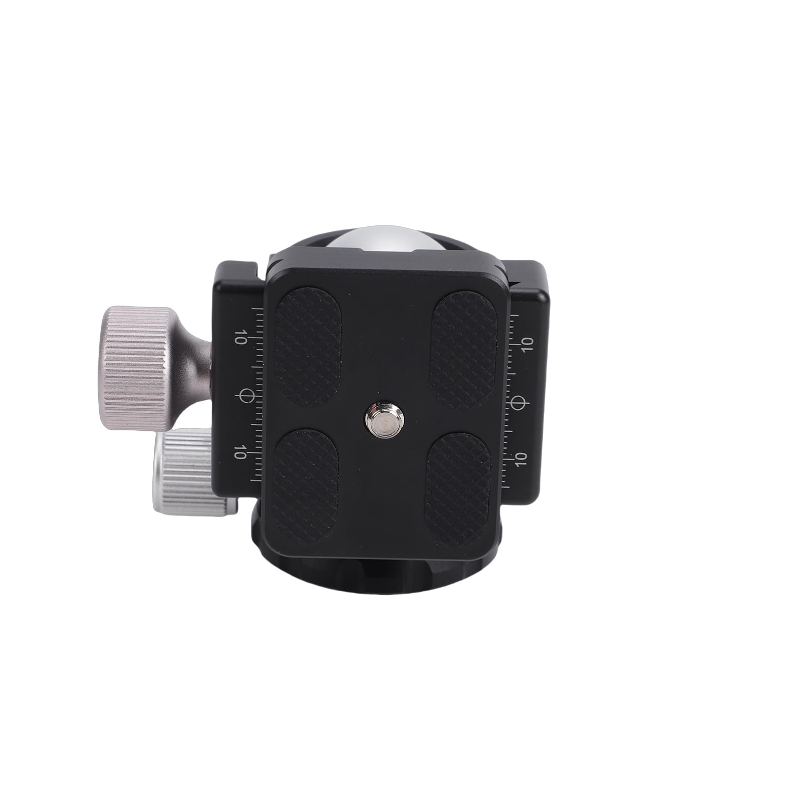 Andoer Rótula de Bola para Trípode, Bola de Metal Grande 30 Mm para Cámara DSLR con Base Panorámica 360, Capacidad Carga 8 Kg, Triple Bloqueo, Placa Liberación Rápida
