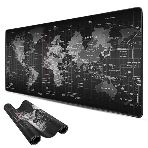 ADM PASS GROUP - Alfombrilla para Ratón XL, Mousepad XXL 90x40cm, Alfombra Gaming Base de Goma Antideslizante PC Tapete con Microfibras, Accesorios de Oficina. (90cm x 40cm)