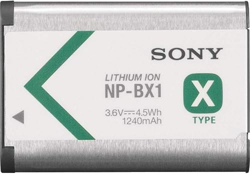 Sony NP-BX1/M8 batería X Type de ion de litio, color plata