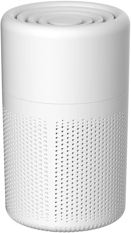 WEYLYN Air Purifier for Home & Office Bedroom with H13 HEPA Filters, Quiet HEPA Filter Cleaner with Aromatherapy for Better Sleep, Air Frenshener, Allergies, Dust, Pet Dander, Odour, Smoke (ROUND)