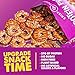 CRISP POWER Protein Pretzels, Sesame, 27G Protein, High Protein Snack, High Fiber, Low Carb Crunchy Pretzel Snacks, No Added Sugar, 1.75 oz Bags, 24 Pack, Vegan, Keto