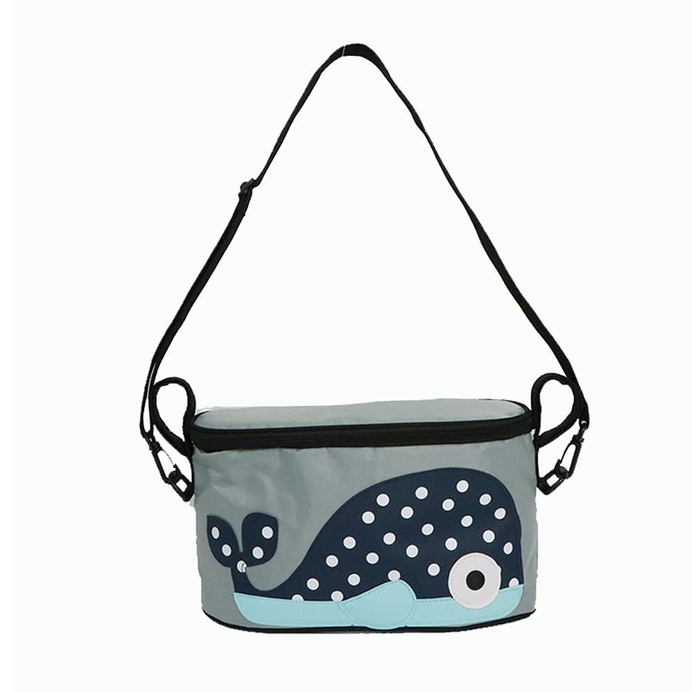 Borsa per Passeggino, Organizer Universale per Passeggino, Borsa Portaoggetti Passeggino Universale, Può Essere Utilizzato per Riporre Pannolini e Giocattoli, Adatto a Tutti i Passeggini