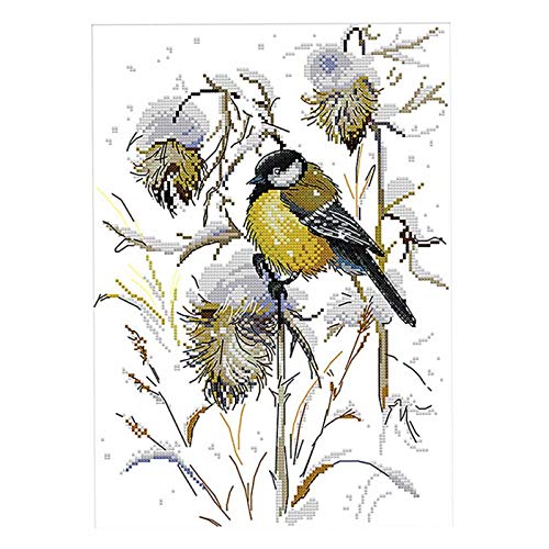 Animals Birds Stamped Cross Stitch Kits Dimensions for Adults 29 x 37cm 14CT
