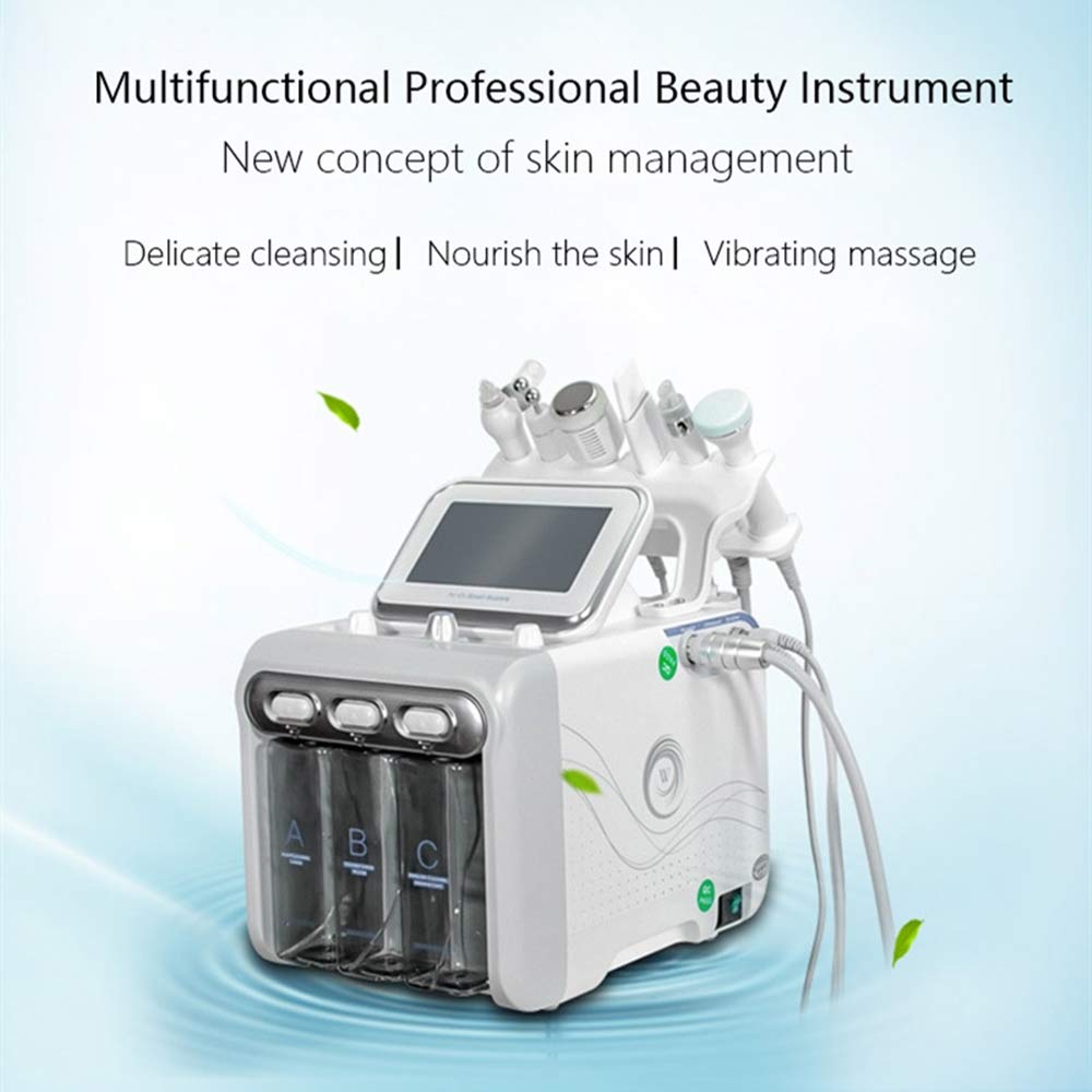 Diamond - Máquina de microdermoabrasión multifunción para limpieza de la piel, hidrodermoabrasión, hidrodermoabrasión, masajeador facial, limpiador de poros, máquina de belleza de burbujas pequeñas