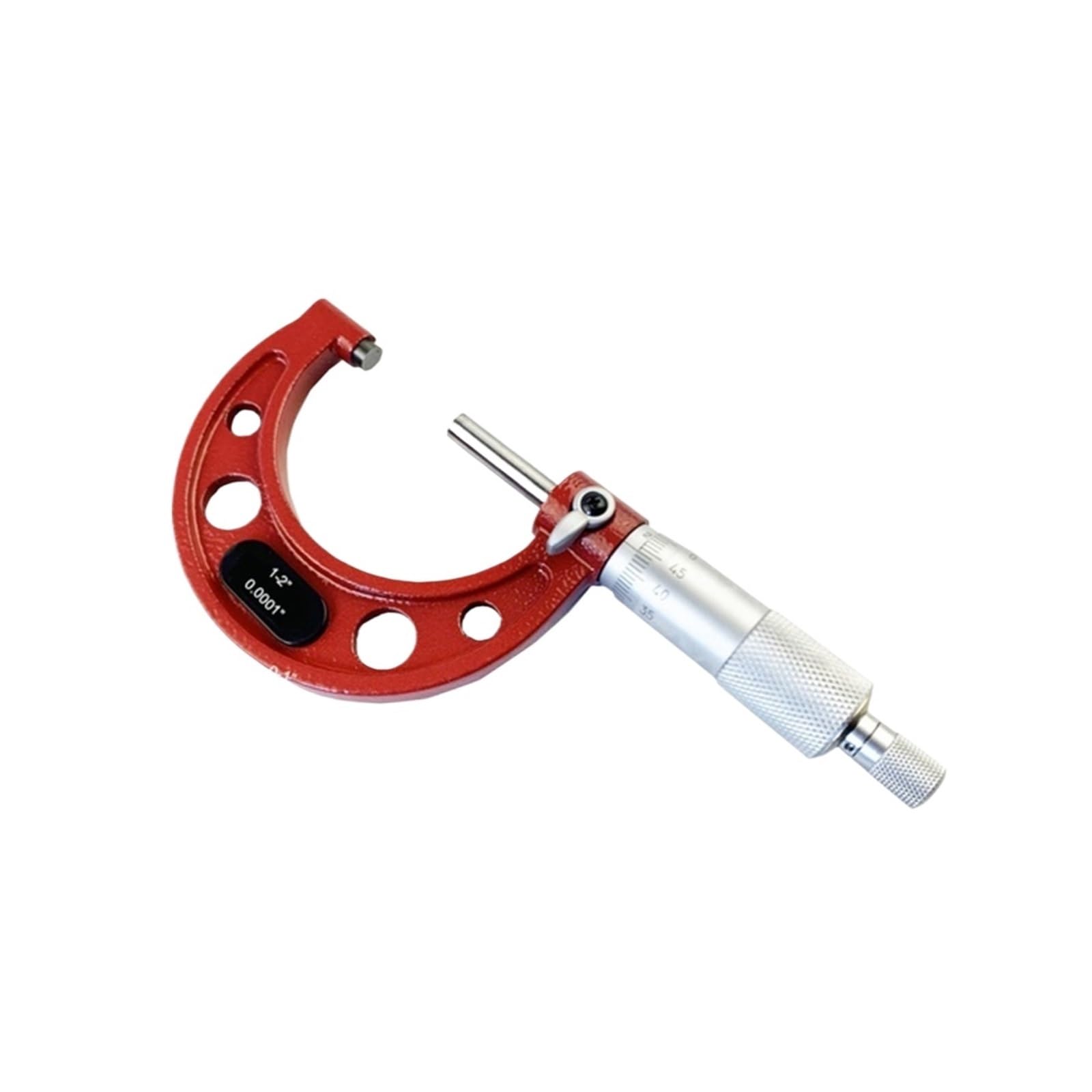 Micrometro Micrometri esterni di precisione da 0-4 pollici 0,0001'' con punte in carburo, set da 4 pezzi, strumenti industriali da 0-1"-2"-3-4" Strumenti di misura(4pcs set)
