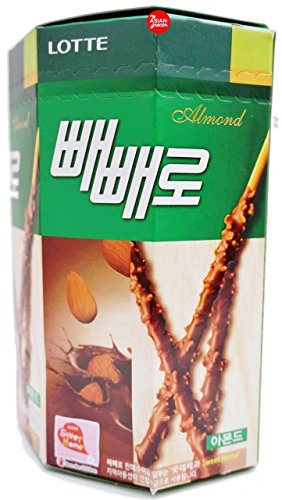 Lotte Pepero Chocolate Almond Sticks 128g (4.51oz)