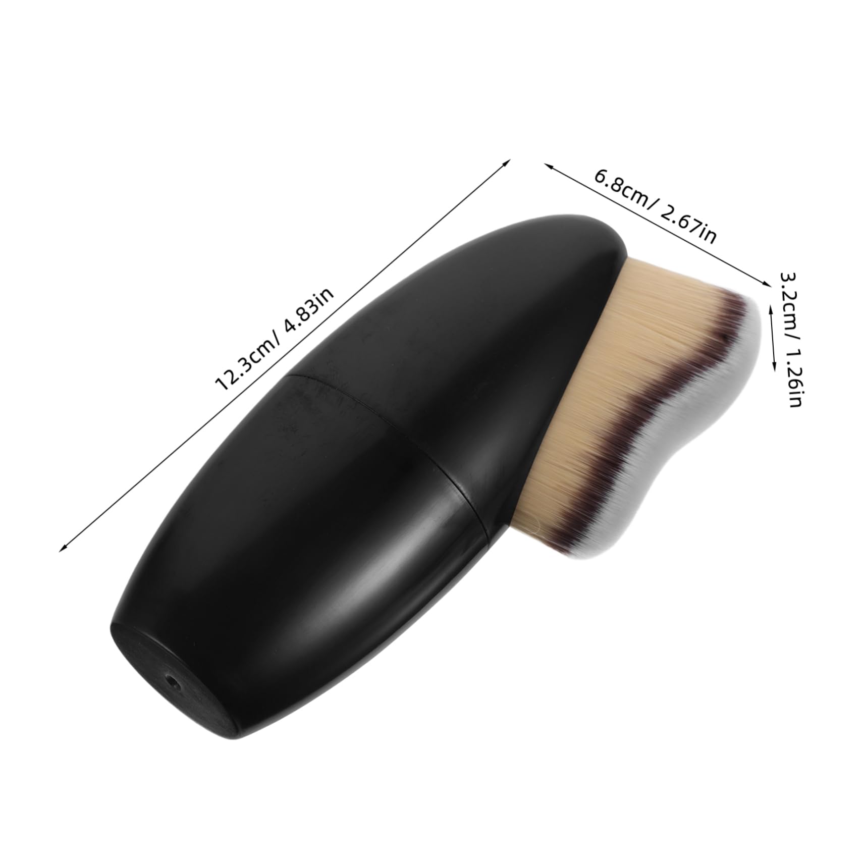 TOVINANNA Makeup Brushes Set 5pc Brush Kit Foundation Powder Blush Soft Bristles Travel Size Perfect for Women