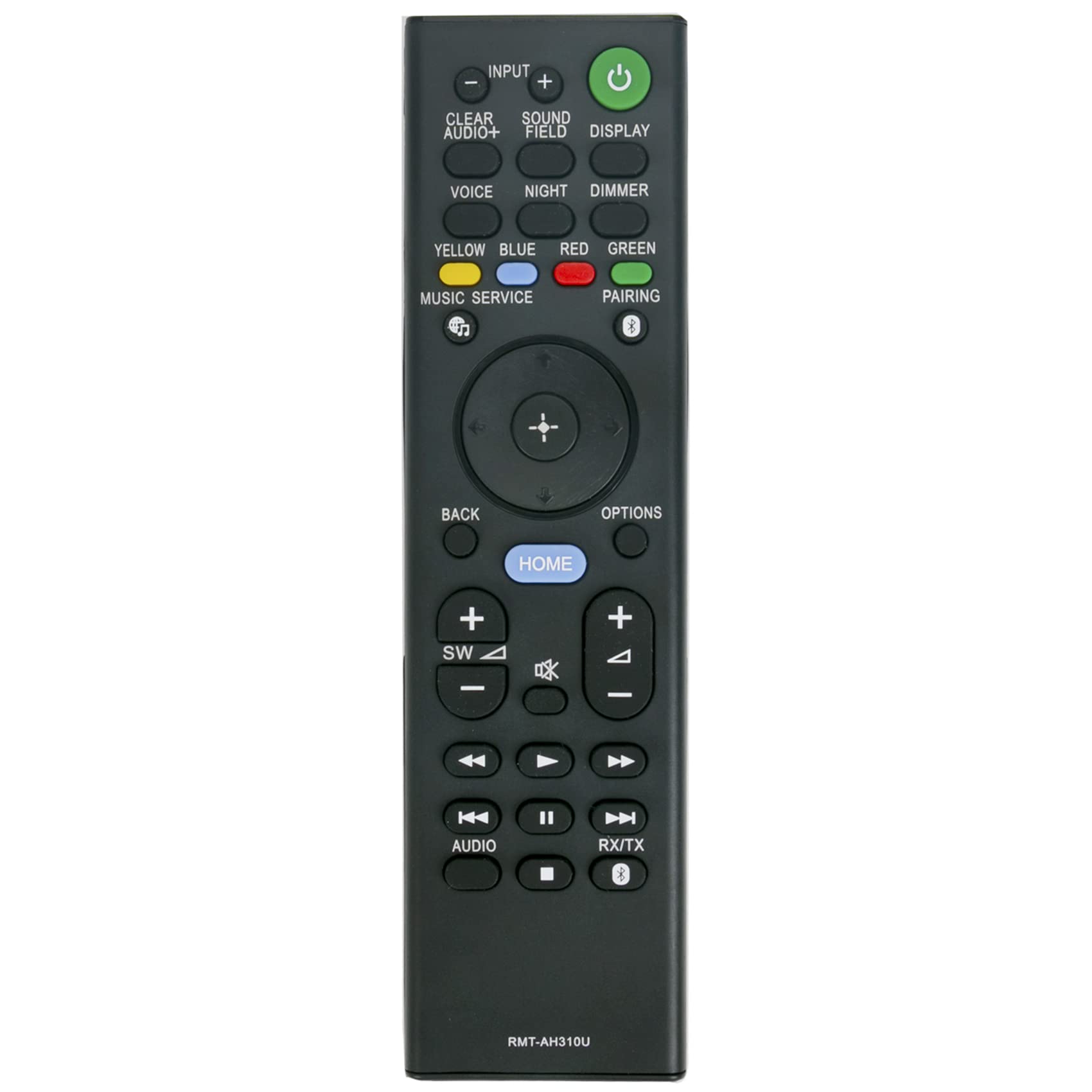 ALLIMITYRMT-AH310U RMTAH310U Replacement Remote Control Compatible with Sony Sound Bar HT-MT500 HT-CT800 HT-ST5000 HTMT500 HTCT800 HTST5000