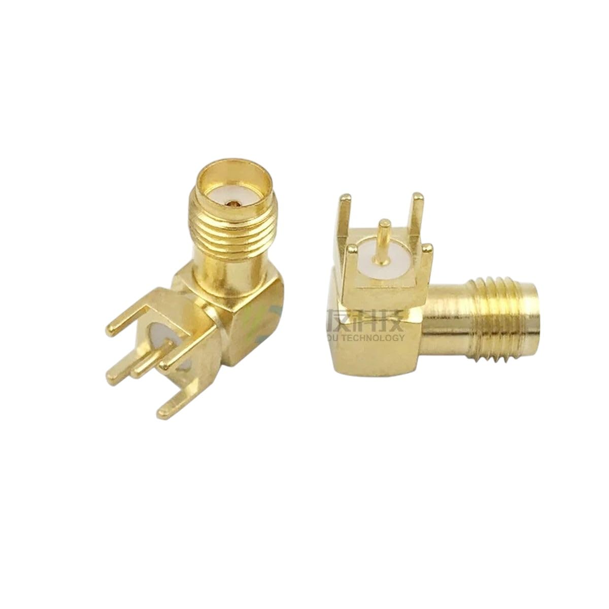 10pcs SMA-KWE Outer Screw Inner Hole RF Antenna Base Antenna Connector Elbow Horizontal SMA-KWE New for Arrival 2025 High for Quality