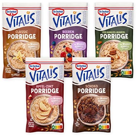 Dr. Oetker Vitalis Porridge im 5er Probier-Set Cover
