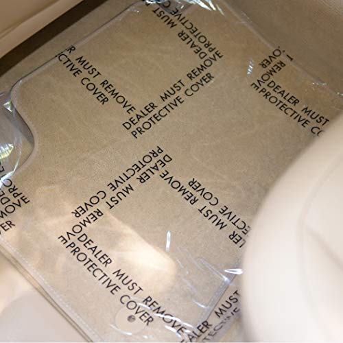 CARCAREZ Clear Adhesive Car Carpet Protector Film Roll, Sticky Disposable Car Floor Mats Protector Cover Sheets, 24" x 200'