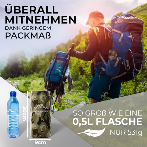 Alpenwert Isomatte Outdoor [Kleines Packmaß & Ultraleicht] – Testsieger 2026 – 100 Tage risikofrei testen… – Ansicht 3