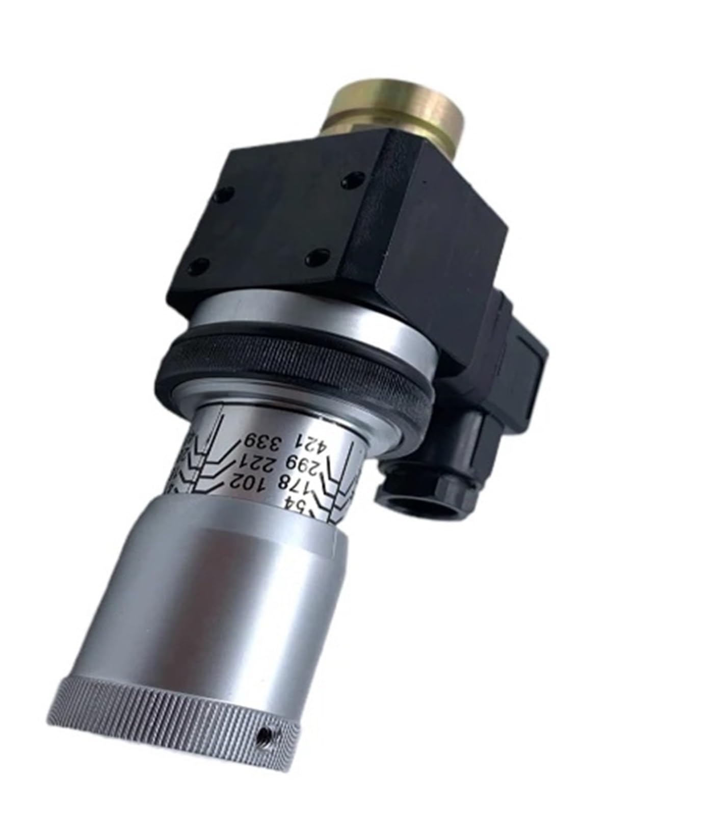 Relais de pression hydraulique JCS-02 dore pour systemes pneumatiques de precision