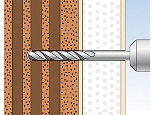 Fischer Thermax Befestigungsset 6 x 16/170 M12 Hochleistungsmörtel FIS V 300 T Multi Kleb und Dichtstoff KD-290 Zylinderbürste