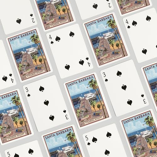 Baraja de poker para adultos Santa Barbara California miniatura 4