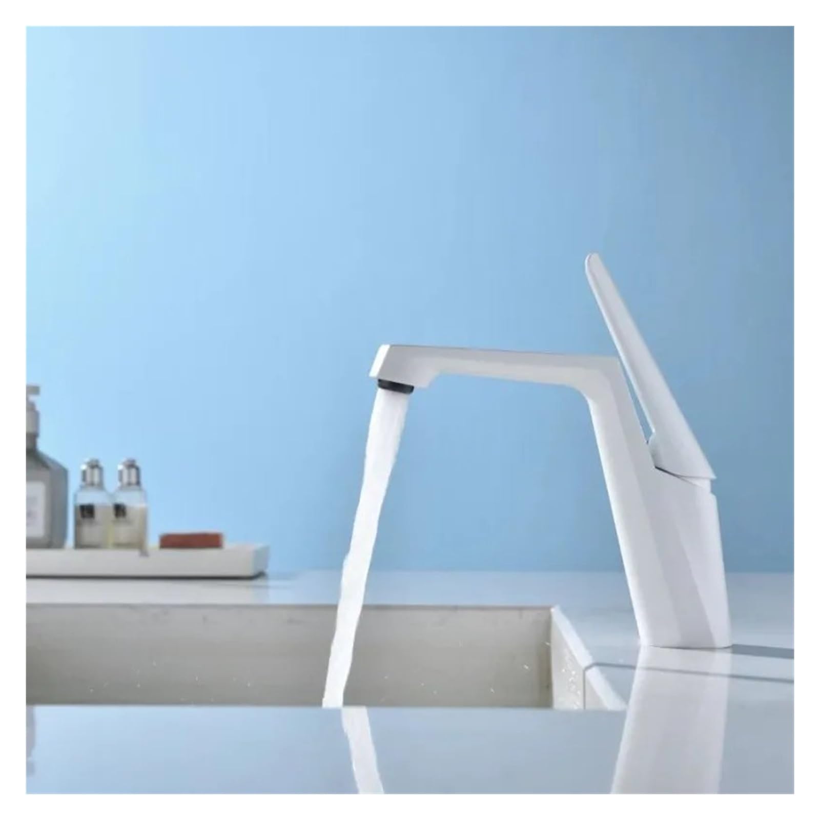 Robinet de lavabo sans fuite eau chaude froide pour table de toilette