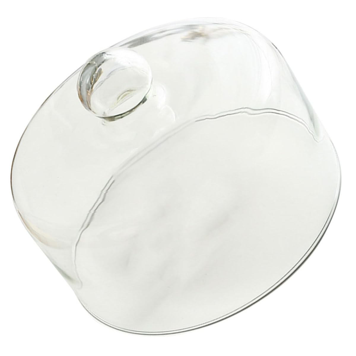 Cubierta Estructura Pastel Cómodo de Vidrio para Mango Transparente Protectora y Resistente, Funda Adecuado para Conservar Frescos para Alimentos Postres