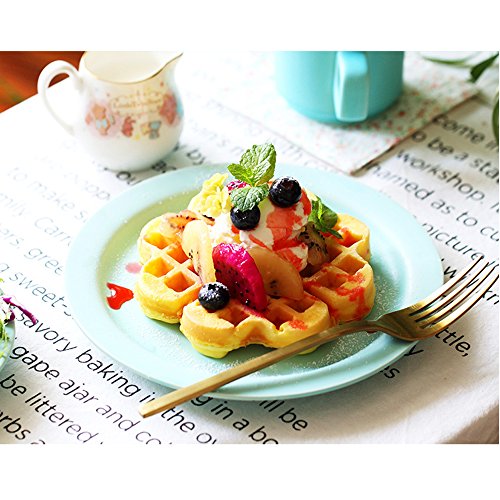 TAMUME Stovetop Waffeleisen für Herzwaffeln Gussaluminium Waffeleisen Belgische Herz Waffel Hersteller -4 Herz-geformt… – Bild 9