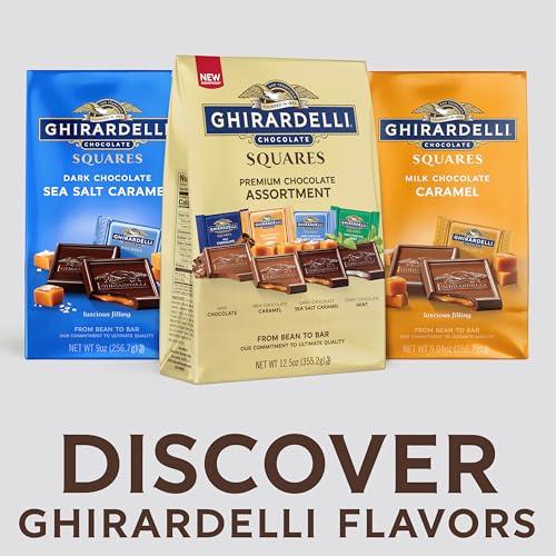 image for GHIRARDELLI Premium Chocolate Assortment SQUARES, 12.5 oz Bag Variety 