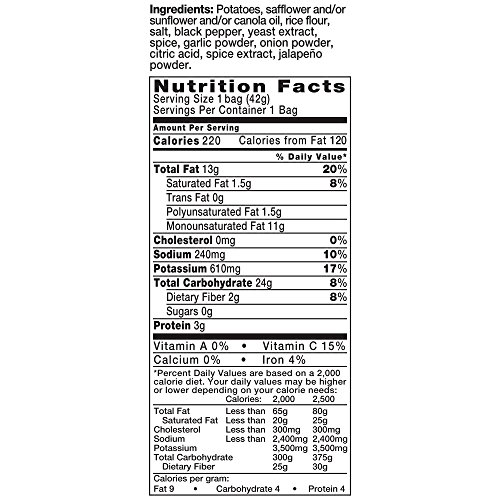 Image of Kettle Brand Potato Chips, Krinkle Cut Salt and Fresh Ground Pepper, Single-Serve 1.5 Ounce (Pack of 64)