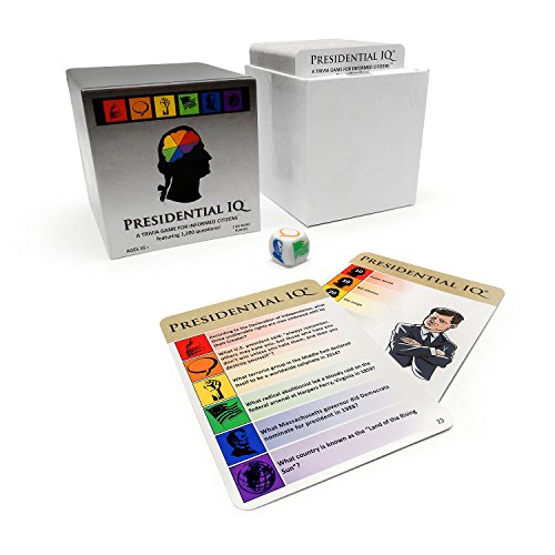 Presidential IQ Trivia Card Game