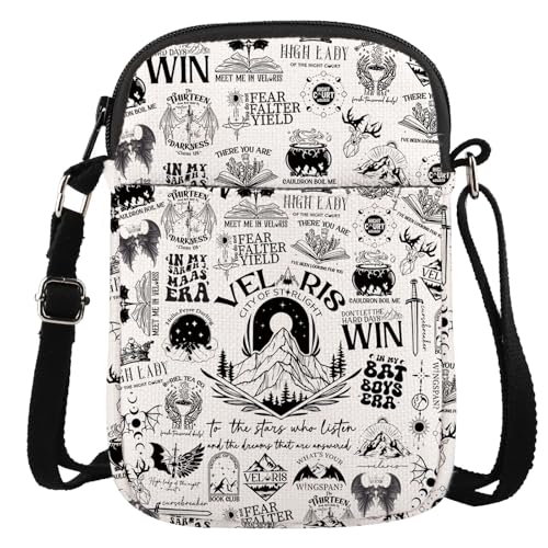 Fantasy Novel Inspired Gift To The Stars Who Listen And The Dreams That Are Answered Crossbody Bag Gift for Book Lovers