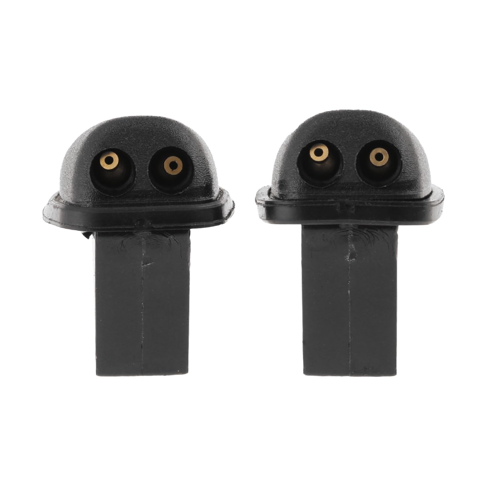 Pacgydk 2 Holes Car Windshield Nozzles Fit For Ford Focus Mk2 Mk3 2005-2012 Fiesta 2001-2008 Wiper Sprayer 2Pcs Car Front Windshield Washer Spray(2 Holes)