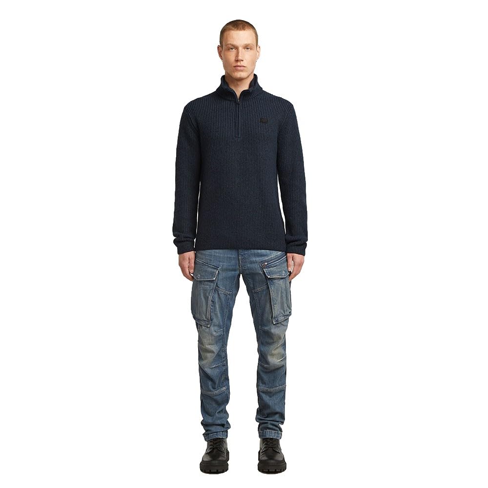 G-Star Double Collar Half Zip Knit Suéter pulóver Hombre
