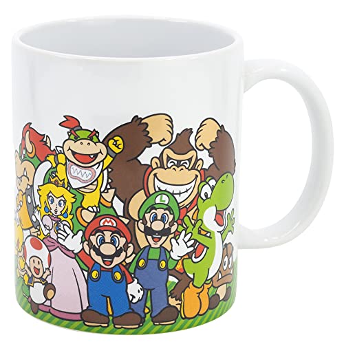 Taza de cerámica de 325 ml en caja de regalo de Super Mario