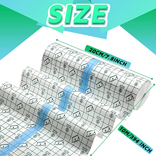 Peritoneal Dialysis Shower Protector Peritoneal Dialysis Belt Waterproof Transparent Dressing Wound Cover Bandage Tape For Swimming Post Surgical Scar Therapy Dressings (8 X 394 Inches) #TOP1
