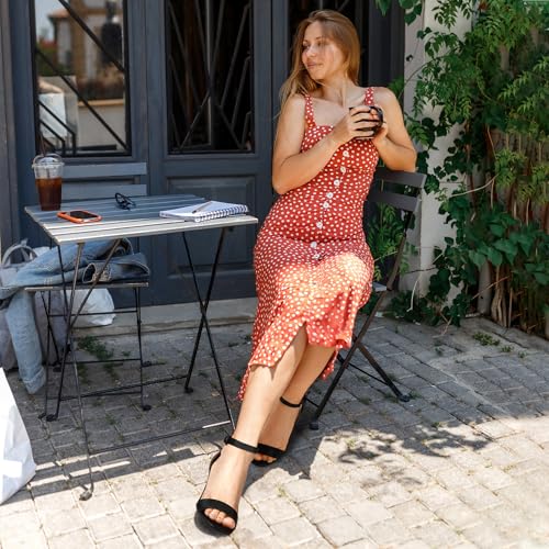 IDIFU Women's Classic Wedge Heels Sandals 3 Inch Ankle Strap Open Toe Evening Dress Wedding Shoes3