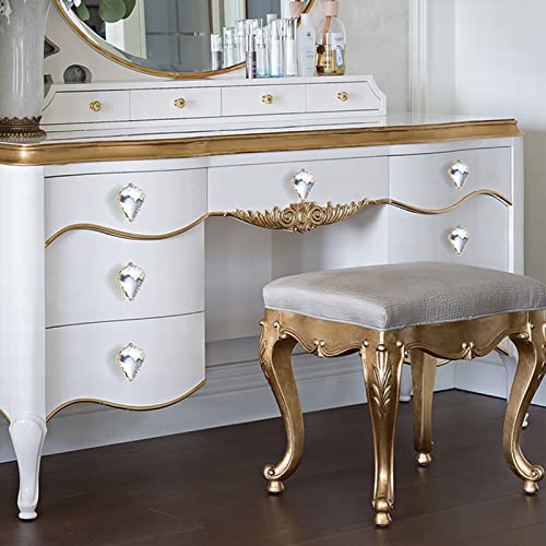 Poignées de tiroir goutte d'eau or pour réparer et embellir une commode usée